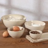 image:imageGibson Elite Maple Grove 4Piece Stoneware Nesting Bowl Set 9 7 55 and 44 Reactive Glaze Mixing and Serving Bowls Dishwasher and Microwave Safe GrayGray