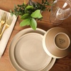 image:imageGibson Elite Oxford Blue Plates and Bowls Sets 16 Piece Stoneware Dinnerware Sets for 4 Two Tone Dishware Sets Dinner Plates Dessert Plates Bowls MugsTaupe Octavia Place