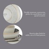 image:imageGibson Elite Oxford Blue Plates and Bowls Sets 16 Piece Stoneware Dinnerware Sets for 4 Two Tone Dishware Sets Dinner Plates Dessert Plates Bowls MugsLight Taupe Sunveil