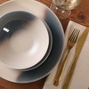 image:imageGibson Elite Soleil 12 Piece Echo Blue Stoneware Dinnerware Set for 4 Plates and Bowls Set with Dinner Plates Salad Plates and BowlsBlue Crescenton