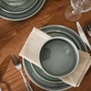 image:imageGibson Elite Soleil 12 Piece Echo Blue Stoneware Dinnerware Set for 4 Plates and Bowls Set with Dinner Plates Salad Plates and BowlsSage Green Redrock Canyon