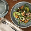 image:imageGibson Elite Soleil 12 Piece Echo Blue Stoneware Dinnerware Set for 4 Plates and Bowls Set with Dinner Plates Salad Plates and BowlsSage Green Redrock Canyon