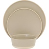 image:imageGibson Elite Soleil 12 Piece Echo Blue Stoneware Dinnerware Set for 4 Plates and Bowls Set with Dinner Plates Salad Plates and BowlsTaupe Humphrey Lane