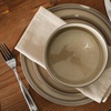 image:imageGibson Elite Soleil 12 Piece Echo Blue Stoneware Dinnerware Set for 4 Plates and Bowls Set with Dinner Plates Salad Plates and BowlsTaupe Redrock Canyon