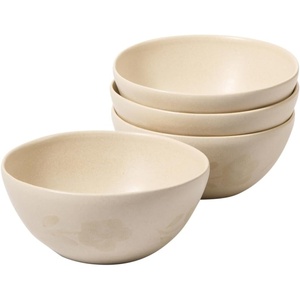 image:imageBloomhouse  2 Time Oprahs Favorite Things  Made in Portugal Hand Painted Dinnerware Set  Porto Petals 12 Piece Service for 4 Floral Plates and Bowls Set  Green OrchidLilly Cream Cereal Bowls