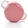 image:imageCrockPot Artisan 7Quart Enameled Cast Iron Dutch Oven Pot with Lid Round Gradient Taupe Oven Safe CookwareBlush Pink