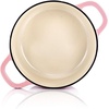 image:imageCrockPot Artisan 7Quart Enameled Cast Iron Dutch Oven Pot with Lid Round Gradient Taupe Oven Safe CookwareBlush Pink