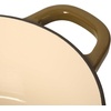 image:imageCrockPot Artisan 7Quart Enameled Cast Iron Dutch Oven Pot with Lid Round Gradient Taupe Oven Safe CookwareGradient Sage Green