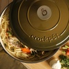 image:imageCrockPot Artisan 7Quart Enameled Cast Iron Dutch Oven Pot with Lid Round Gradient Taupe Oven Safe CookwareGradient Sage Green