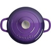 image:imageCrockPot Artisan 7Quart Enameled Cast Iron Dutch Oven Pot with Lid Round Gradient Taupe Oven Safe CookwareLavender Purple