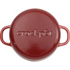 image:imageCrockPot Artisan 7Quart Enameled Cast Iron Dutch Oven Pot with Lid Round Gradient Taupe Oven Safe CookwareRed w Glass Lid
