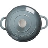 image:imageCrockPot Artisan 7Quart Enameled Cast Iron Dutch Oven Pot with Lid Round Gradient Taupe Oven Safe CookwareSlate Gray