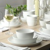 image:imageMartha Stewart Selma Plates and Bowls Sets 30Piece Porcelain Dinnerware Set for 6 White Dish Set with Dinner Plates Dessert Plates Pasta Bowls Cereal amp Fruit BowlsWhite 30pcs