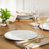 image:imageGibson Home Great Essentials 6Piece Dinner Plate Set 105 Inch Fine Ceramic Round Plates Microwave and Dishwasher Safe White
