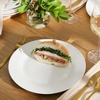 image:imageGibson Home Great Essentials 6Piece Dinner Plate Set 105 Inch Fine Ceramic Round Plates Microwave and Dishwasher Safe White