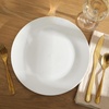 image:imageGibson Home Great Essentials 6Piece Dinner Plate Set 105 Inch Fine Ceramic Round Plates Microwave and Dishwasher Safe White