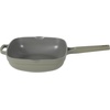 image:imageCrock Pot Northvale 53 Quart Ceramic Nonstick Saut Pan with Steamer Basket amp Lid Cast Aluminum Pan with Induction Base and SoftTouch Handle Sage GreenMatte Sage Green