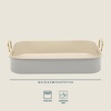 image:imageGibson Home Broxton 2Piece Nonstick Roaster Pan with Rack  16 x 12 Inch Mint Green Turkey Roasting Pan with Cast Aluminum Gold Handles  OvenSafe EasyClean Holiday CookwareTaupe