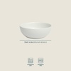 image:imageGibson Home Castle Way 4Piece Large Serving Bowl Set 8 Inch Round Stoneware Bowls Blue amp White Assorted Pattern Decorative Everyday UseWhtie Great Essentials