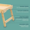 image:imageGibson Home Continental Bamboo Bed Tray with Folding Legs for Breakfast Eating Working Laptop Foldable Serving