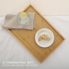 image:imageGibson Home Continental Bamboo Bed Tray with Folding Legs for Breakfast Eating Working Laptop Foldable Serving