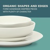 image:imageGibson Home Lindendale 16 Piece Porcelain Ceramic Plates and Bowls Dishes Scratch and Chip Resistant Service for 4 Dinnerware Set  WhiteLindendale White
