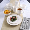image:imageGibson Home Lindendale 16 Piece Porcelain Ceramic Plates and Bowls Dishes Scratch and Chip Resistant Service for 4 Dinnerware Set  WhiteWhite Embossed  Amelia Court