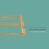 image:imageGibson Home Riverrun Foldable Bamboo Drying Rack for Clothes Towels Blankets  2Tier Collapsible Laundry Drying Rack SpaceSaving Air Dry Stand for Indoor amp Outdoor Use  Pre Assembled