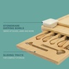 image:imageGibson Home Rustic Inspirations 18Piece Bamboo Charcuterie Board Set for Serving  Large Cheese amp Fruit Tray with Hidden Drawer Ceramic Bowls Utensils  Gift for Entertaining Housewarming Holidays