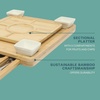 image:imageGibson Home Rustic Inspirations 18Piece Bamboo Charcuterie Board Set for Serving  Large Cheese amp Fruit Tray with Hidden Drawer Ceramic Bowls Utensils  Gift for Entertaining Housewarming Holidays