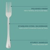 image:imageGibson Home South Bay 65Piece Stainless Steel Flatware Utensil Set with Wire Caddy  Silverware Service for 12 Plus Hostess Serving Pieces
