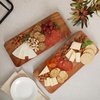 image:imageGibson Home Truss Peak 3 Tier Serving Tray for Party 18 Acacia Wood CupcakeCharcuterieDessert Farmhouse Tiered Platters with Collapsible Wood RackAcacia Wood Rectangle