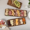image:imageGibson Home Truss Peak 3 Tier Serving Tray for Party 18 Acacia Wood CupcakeCharcuterieDessert Farmhouse Tiered Platters with Collapsible Wood RackPine Wood