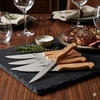 image:imageMartha Stewart Austenwood 15Piece Knife Block Set German Stainless Steel Kitchen Knives with Forged Italian Olive Wood Handle