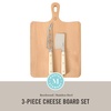 image:imageMartha Stewart Blairwood 3 Piece Beechwood Charcuterie Cutting Board with Cheese Knives Set