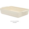 image:imageMartha Stewart Broadbrook Ceramic Bakeware 13x9 Inch Rectangular Baking Dish with Handles Cream Glazed Stoneware for Casseroles Lasagna Roasts amp Desserts Oven amp Dishwasher SafeLinen White