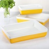 image:imageMartha Stewart Broadbrook Ceramic Bakeware 13x9 Inch Rectangular Baking Dish with Handles Cream Glazed Stoneware for Casseroles Lasagna Roasts amp Desserts Oven amp Dishwasher SafeYellow