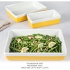 image:imageMartha Stewart Broadbrook Ceramic Bakeware 13x9 Inch Rectangular Baking Dish with Handles Cream Glazed Stoneware for Casseroles Lasagna Roasts amp Desserts Oven amp Dishwasher SafeYellow