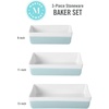 image:imageMartha Stewart Broadbrook Ceramic Bakeware 13x9 Inch Rectangular Baking Dish with Handles Cream Glazed Stoneware for Casseroles Lasagna Roasts amp Desserts Oven amp Dishwasher SafeDusty Blue