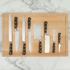 image:imageMartha Stewart Carverton 8 Chef Knife High Carbon Stainless Steel Kitchen Knives wBlack Triple Riveted HandleStainless Steel  Black Cleaver