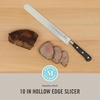 image:imageMartha Stewart Carverton 8 Chef Knife High Carbon Stainless Steel Kitchen Knives wBlack Triple Riveted HandleStainless Steel  Black Hollow Edge Slicer