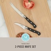 image:imageMartha Stewart Carverton 8 Chef Knife High Carbon Stainless Steel Kitchen Knives wBlack Triple Riveted HandleStainless Steel  Black Tomato  Birds Beak