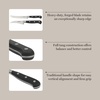 image:imageMartha Stewart Carverton 8 Chef Knife High Carbon Stainless Steel Kitchen Knives wBlack Triple Riveted HandleStainless Steel  Black Tomato  Birds Beak