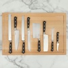 image:imageMartha Stewart Carverton 8 Chef Knife High Carbon Stainless Steel Kitchen Knives wBlack Triple Riveted HandleStainless Steel Blade  Black Handle Chefs Knife