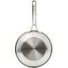 image:imageMartha Stewart Castelle 12Inch Stainless Steel Frying Pan with GoldTone Handle  TriPly Encapsulated Bottom Oven Safe amp Induction Safe Skillet for Searing and SautingStainless Steel