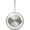 image:imageMartha Stewart Castelle 12Inch Stainless Steel Frying Pan with GoldTone Handle  TriPly Encapsulated Bottom Oven Safe amp Induction Safe Skillet for Searing and SautingStainless Steel