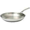 image:imageMartha Stewart Castelle 12Inch Stainless Steel Frying Pan with GoldTone Handle  TriPly Encapsulated Bottom Oven Safe amp Induction Safe Skillet for Searing and SautingStainless Steel