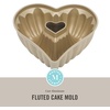 image:imageMartha Stewart Dunelle Decorative Fluted Cast Aluminun Round Cake Pan  10Cup Nonstick Tube Pan Champagne Gold BakewareChampagne Gold