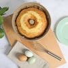 image:imageMartha Stewart Dunelle Decorative Fluted Cast Aluminun Round Cake Pan  10Cup Nonstick Tube Pan Champagne Gold BakewareChampagne Gold