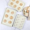 image:imageMartha Stewart Gallen 3Piece Cookie Sheet Set  13 15 17 Baking Pans Ceramic Nonstick PFAFree Carbon Steel  Oven Safe to 450F WarpResistant Easy to Clean  TaupeLinen White